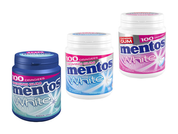 Chewing gum Mentos White
