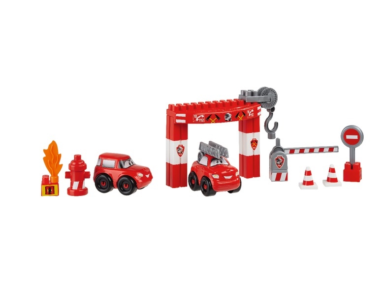 Construction Set with Toy Cars