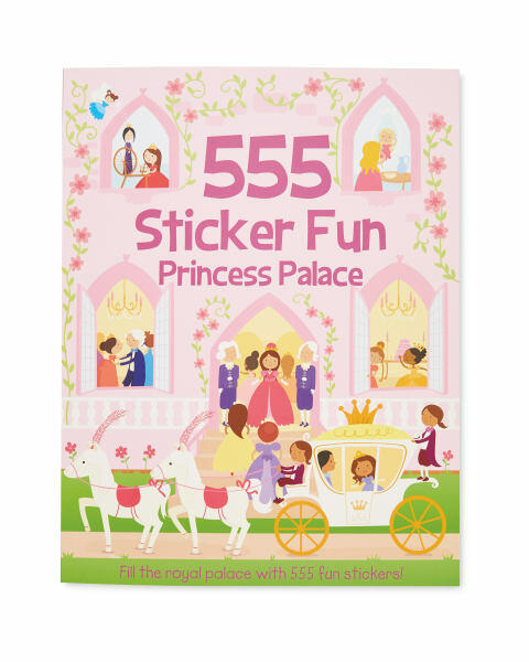 555 Princess Palace Sticker Fun Book