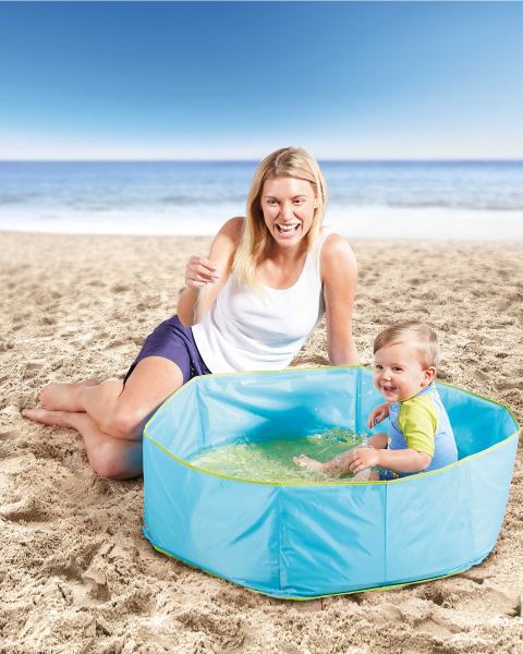 Blue/Green Foldable Baby Pool