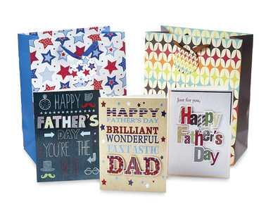 Father's Day Large Cards and Gift Bags