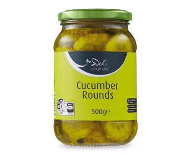 Cucumber Rounds or Slices 500g
