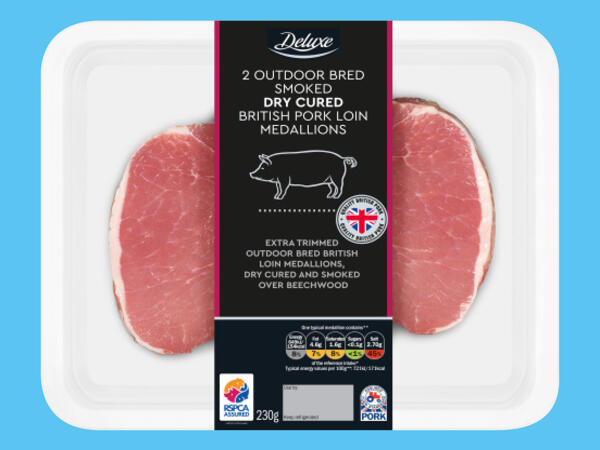 Deluxe 2 Dry-Cured British Pork Loin Medallions