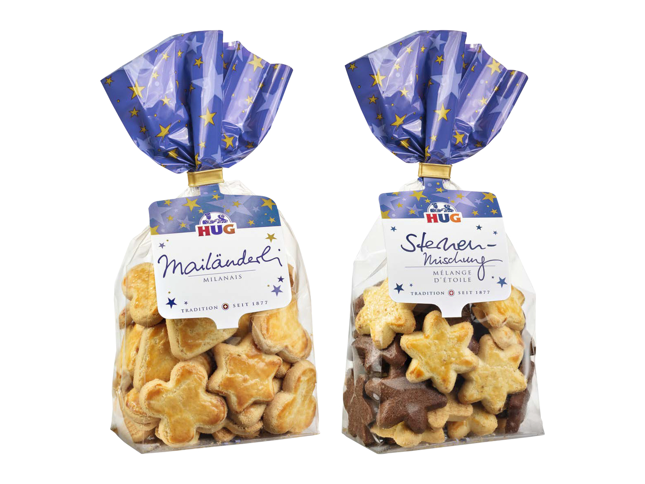 Milanais/ assortiment de biscuits étoiles Hug