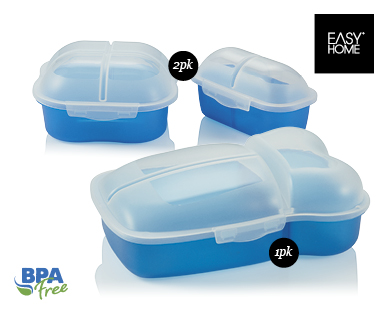 PARTITION LUNCH BOX OR LUNCH SNACK PACK SET