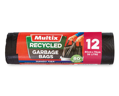 Recycled Garbage Bags 12pk