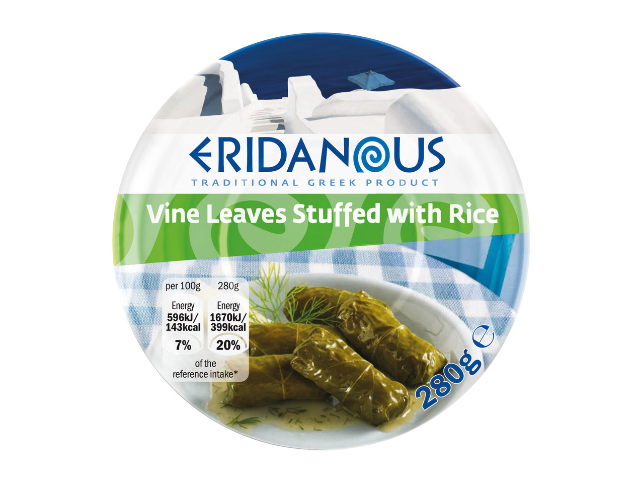 Eridanous Vine Leaves Stuffed with Rice1