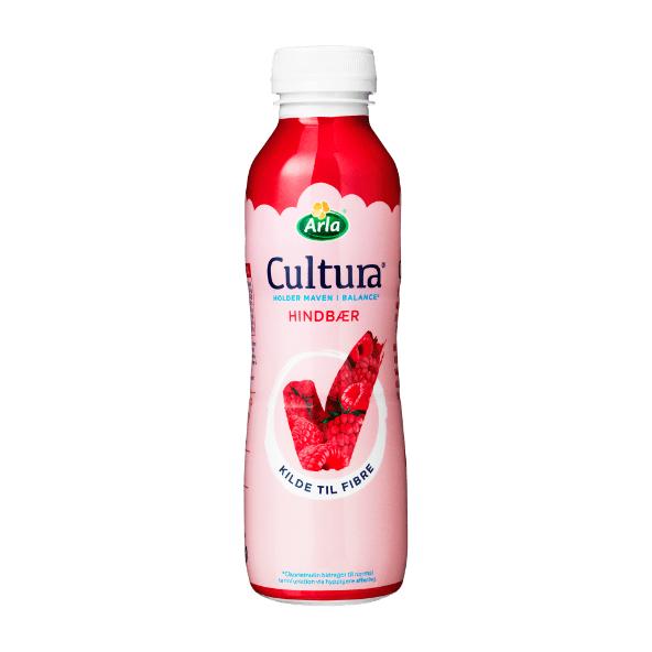 Cultura drikkeyoghurt med hindbær