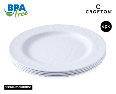 Premium Melamine Dinner Plate 4pk