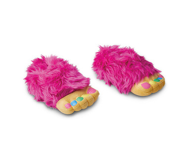 Lily & Dan Kids' Plush Novelty Slippers