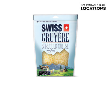 Happy Farms Preferred Gouda or Swiss & Gruyere Specialty Shredded Cheese