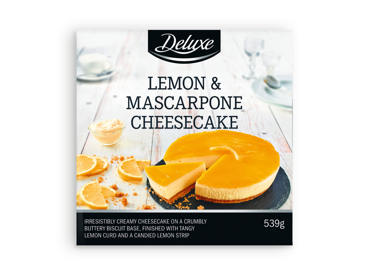 DELUXE(R) Cheesecake de Limão e Mascarpone