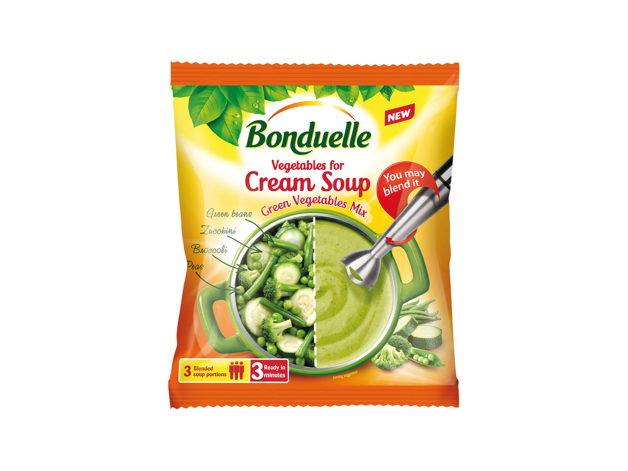 Bonduelle zeleninová směs na polévku