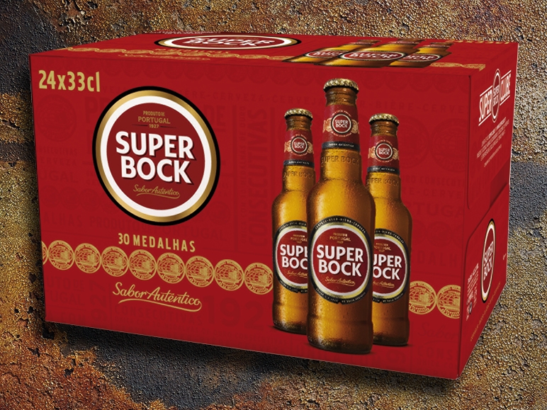 Bière Super Bock, pack de 24