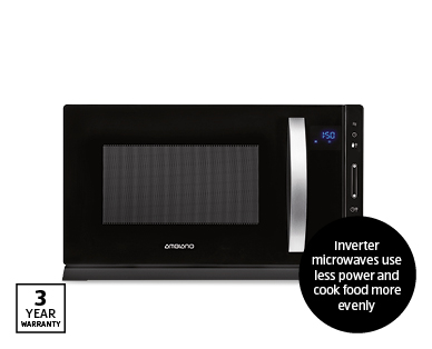 23L Flatbed Inverter Microwave Oven