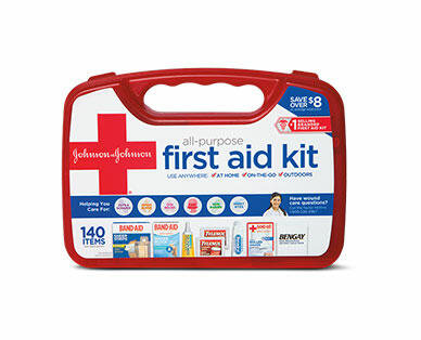 Johnson and Johnson All-Purpose First Aid Kit