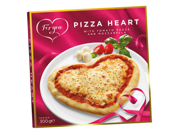 For You Sydämenmuotoinen pizza