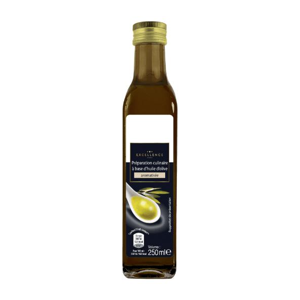 Préparation culinaire à l'huile d'olive aromatisée