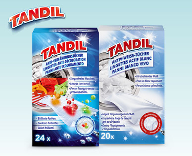 TANDIL Anti-Verfärbungs-/Aktiv-Weiß-Tücher