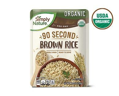 Simply Nature Organic Ready-to-Serve White and Brown Rice