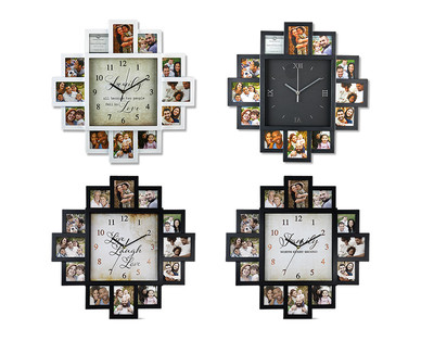 Huntington Home Photo Collage Clock