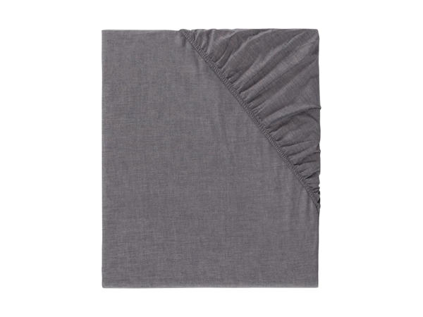 Meradiso Chambray Fitted Sheet1