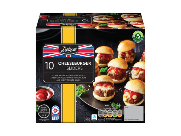 Deluxe 10 Cheeseburger Sliders