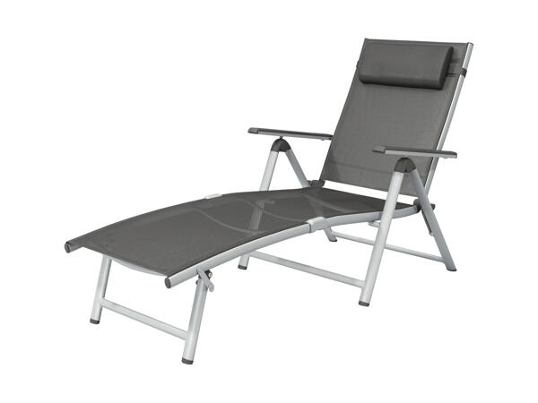 Chaise longue en aluminium (uniquement en Suisse romande et alémanique)