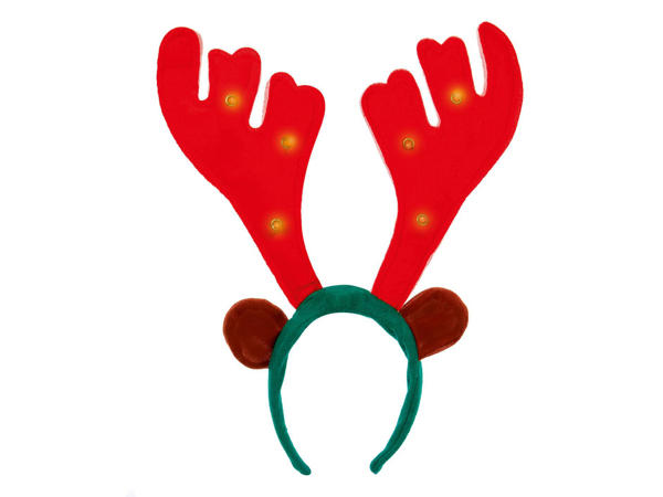 40cm Musical Light-Up Antlers