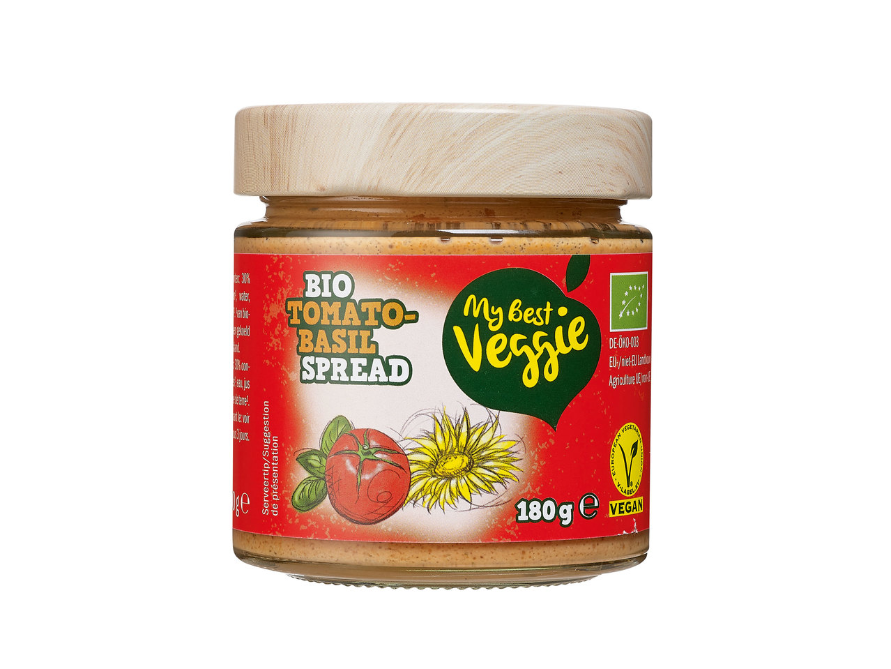Tartinade bio végane courgette-curry