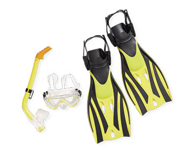 Premium Snorkel and Flipper Set