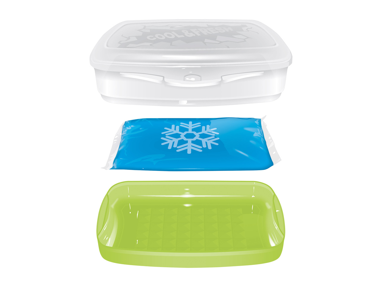 ERNESTO Cool Base Food Containers