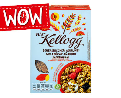 KELLOGG'S Cereali senza zuccheri aggiunti