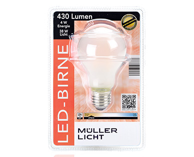 MÜLLER-LICHT LED-Design-Glasserie, Birne/ Kerze/Tropfen, nicht dimmbar