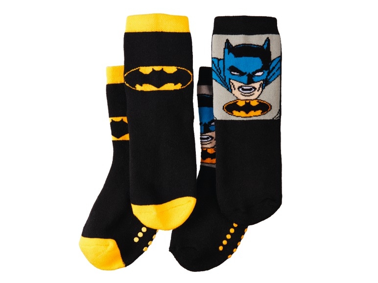 Boys' Plush Socks ''Simpsons, Superman, Batman''