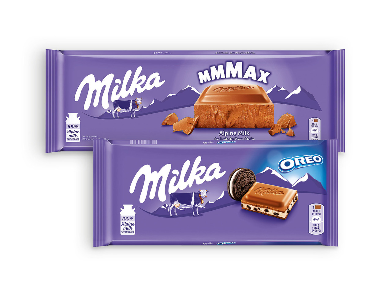 Chocolates selecionados MILKA(R)