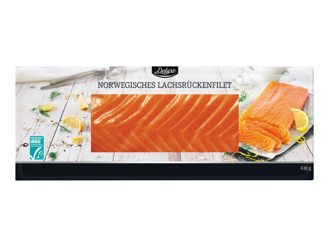 Filetto dorsale di salmone norvegese
