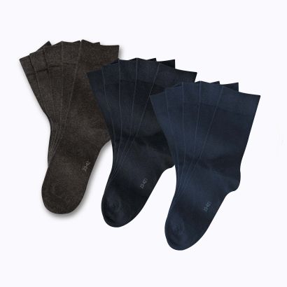5 Paires de chaussettes confort homme