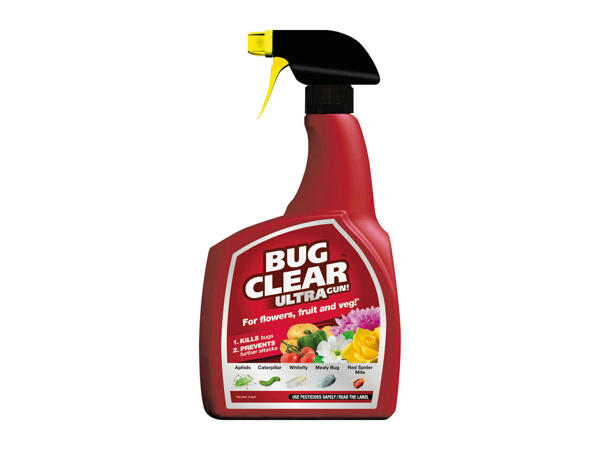 Evergreen Bug Clear, Rose Clear or Weedol