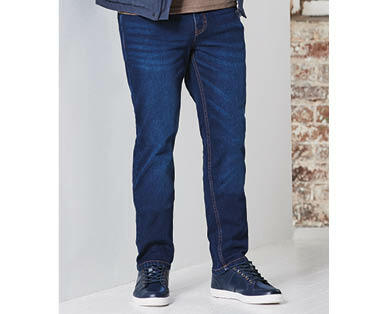 Men's Blue Stretch Denim Jeans