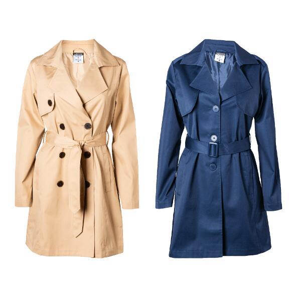 UP2Fashion(R) 				Trenchcoat voor dames