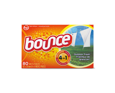 Bounce Outdoor Fresh and Free & Gentle Dryer Sheets