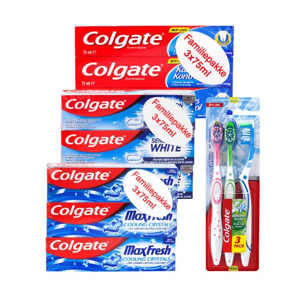 Tandpasta eller tandbørster