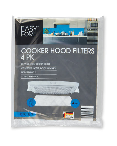 Easy Home Cooker Hood Filters 4 Pack