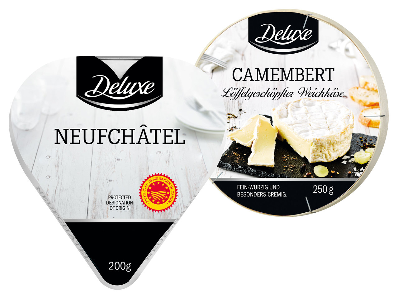 DELUXE Neufchâtel A.O.P. oder Camembert