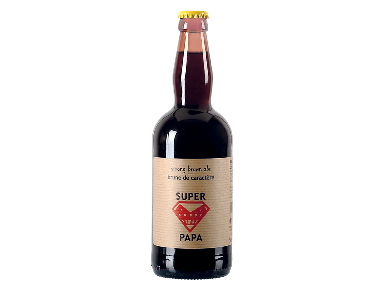 Bière brune " Super Papa "1