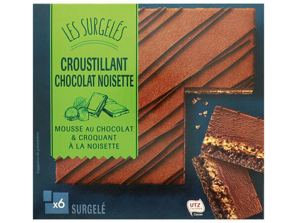 Croustillant chocolat noisette