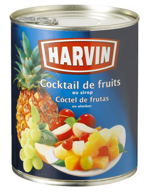 Cocktail de fruits au sirop