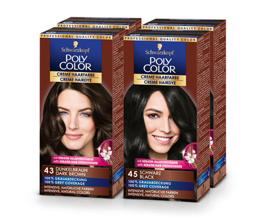 Schwarzkopf Poly Color Creme Haarfarbe, Doppelpkg.