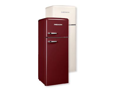 Réfrigérateur avec congélateur rétro MEDION(R)